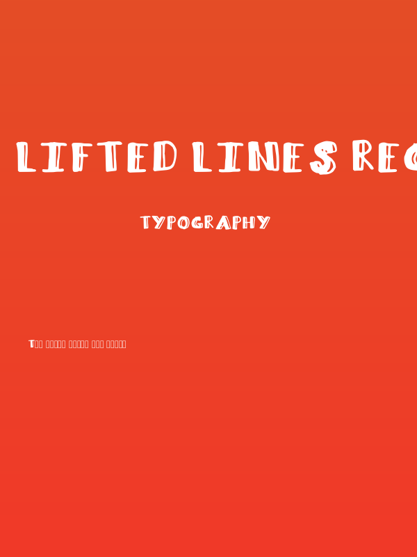Lifted Lines Regular Poster