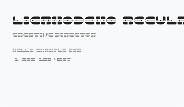 LiganoDemo-Regular Business Card