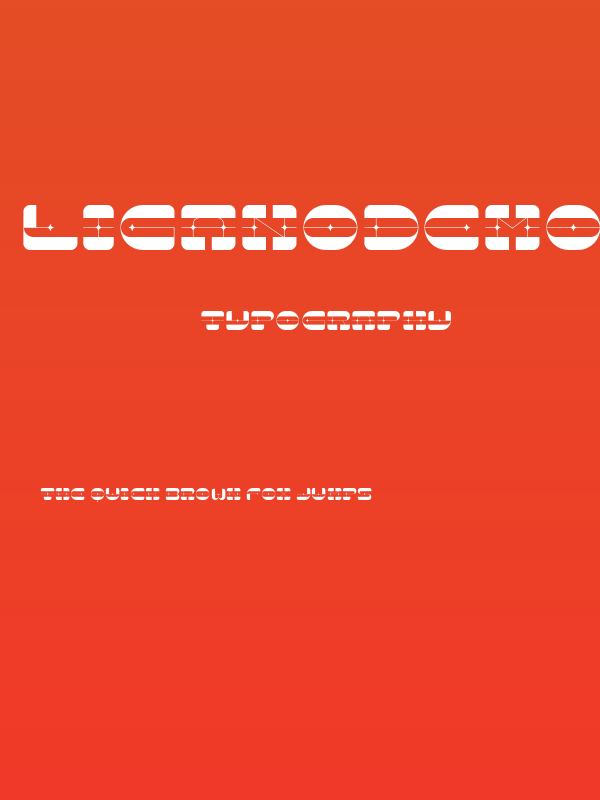 LiganoDemo-Regular Poster