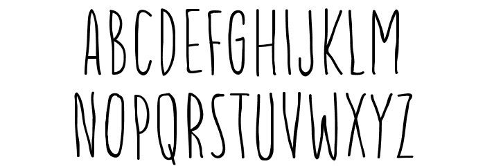 Light And Airy Font UPPERCASE
