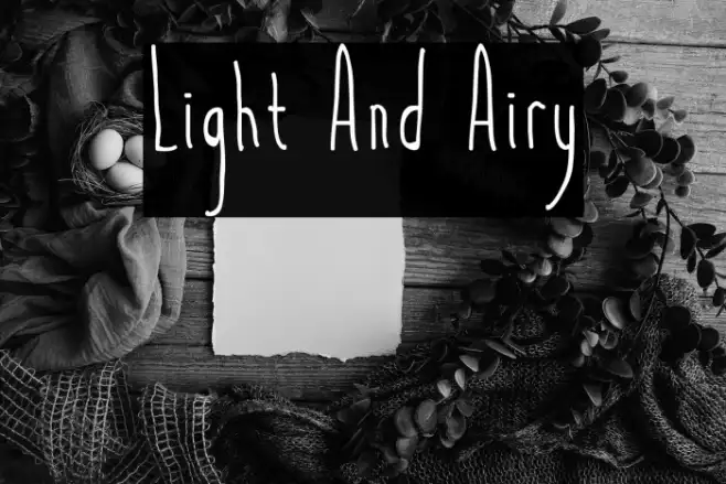 Light And Airy Example 3
