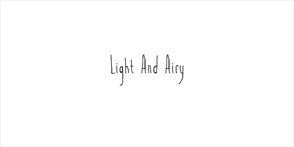 Light And Airy Logo