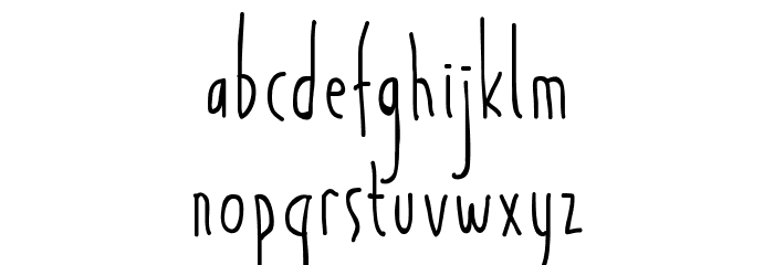Light And Airy Font LOWERCASE
