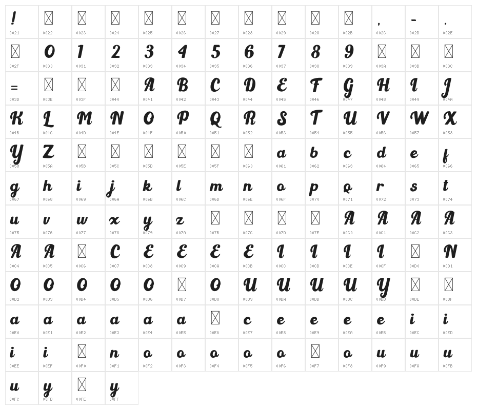 Light Beach Character Map