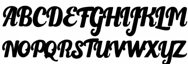 Light Beach フォント 大文字