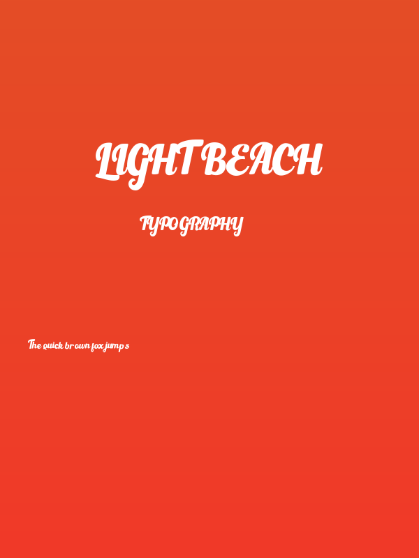 Light Beach Poster