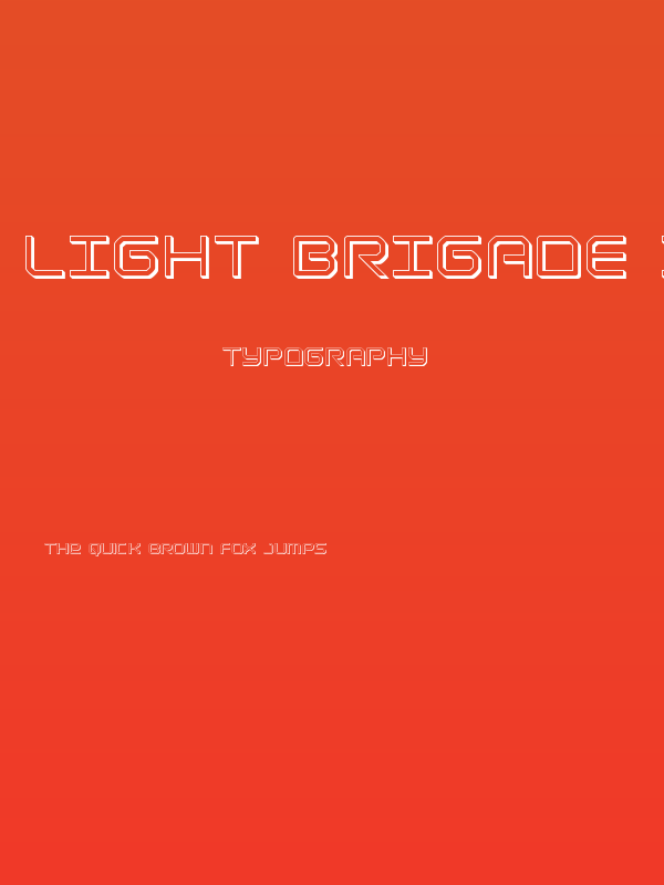 Light Brigade 3D Poster