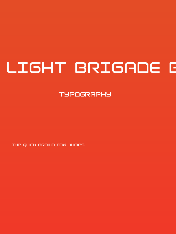 Light Brigade Bold Poster