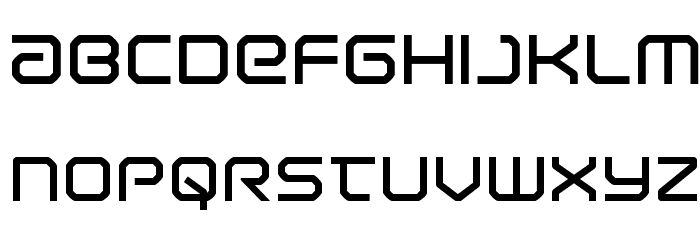 Light Brigade Bold Font LOWERCASE