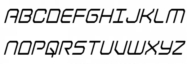 Light Brigade Condensed Italic Fonte MAIÚSCULAS