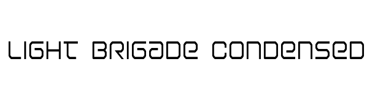 Light Brigade Condensed  Скачать бесплатные шрифты
