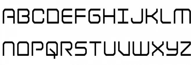 Light Brigade Condensed Schriftart Groß