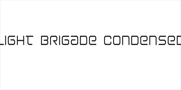 Light Brigade Condensed Logo