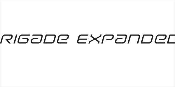 Light Brigade Expanded Italic Logo