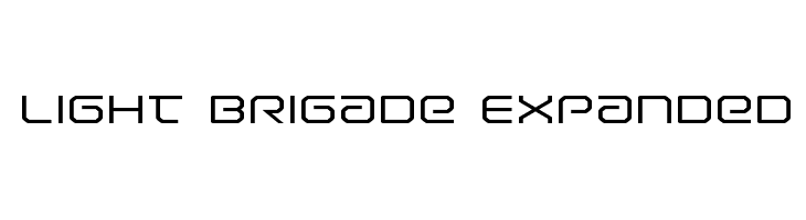 Light Brigade Expanded  Frei Schriftart Herunterladen