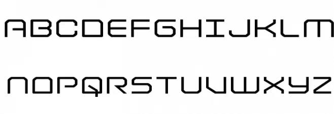 Light Brigade Expanded Schriftart Groß
