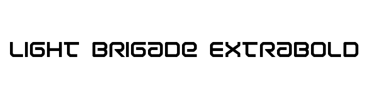 Light Brigade ExtraBold  لخطوط تنزيل