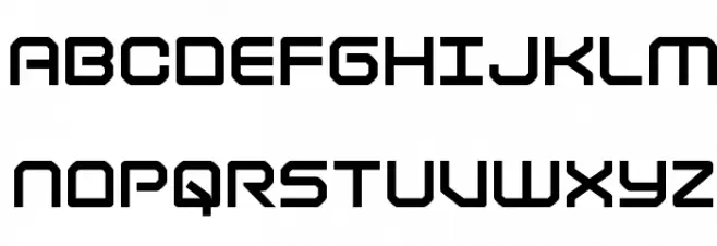 Light Brigade ExtraBold Schriftart Groß