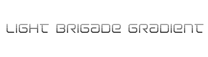 Light Brigade Gradient  フリーフォントのダウンロード