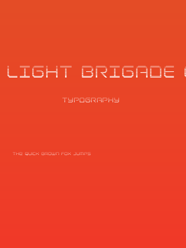 Light Brigade Gradient Poster