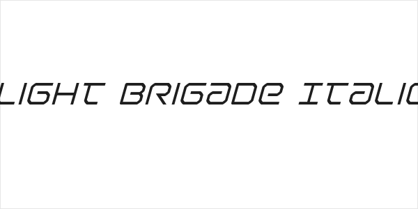 Light Brigade Italic Logo