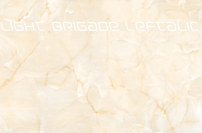 Light Brigade Leftalic Example 1