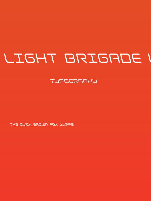 Light Brigade Leftalic Poster