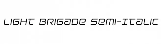 Light Brigade Semi-Italic 