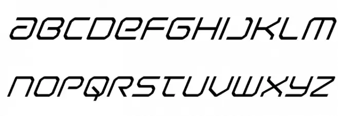 Light Brigade Super-Italic Fuentes MINÚSCULAS