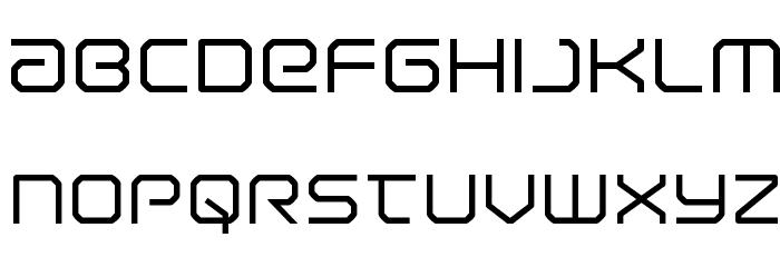 Light Brigade Font LOWERCASE
