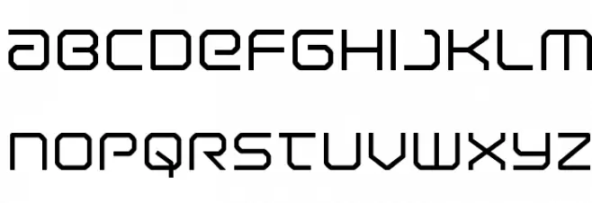 Light Brigade Font LOWERCASE