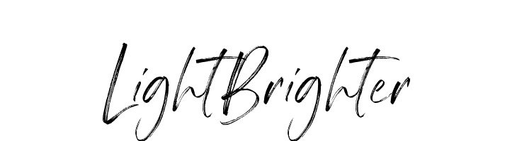 Light Brighter  Fuentes Gratis Descargar