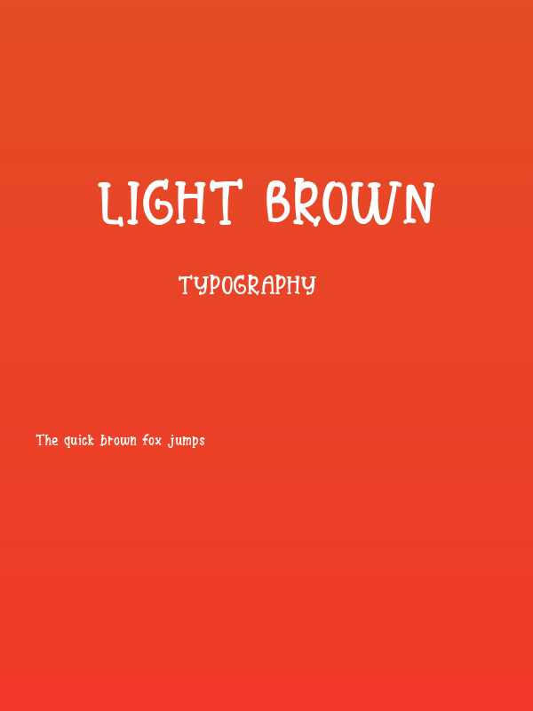 Light Brown Poster