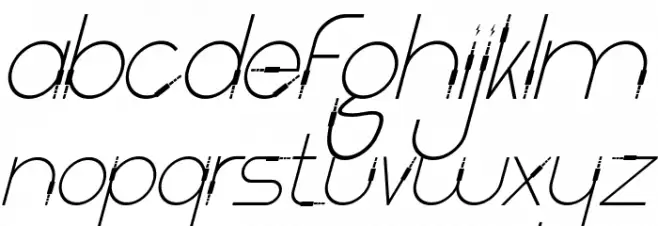 Light Cable Demo Italic Fonte MINÚSCULAS
