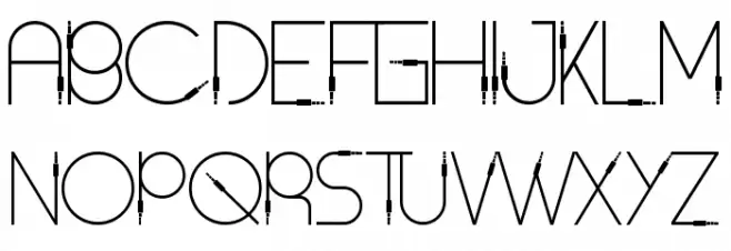 Light Cable Demo Шрифта ВЕРХНИЙ