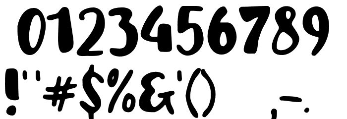 Light Friday Font OTHER CHARS
