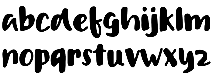 Light Friday Font LOWERCASE