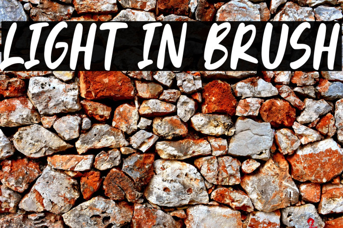 Light In Brush Example 1