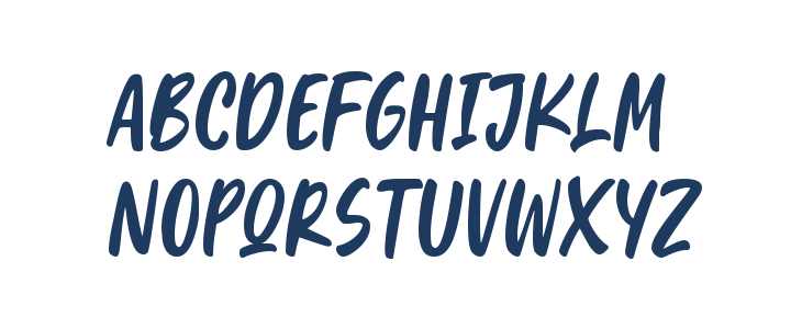 Light In Brush Lowercase