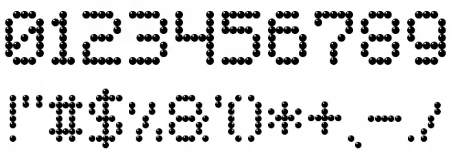 Light LED Board-7 Font OTHER CHARS