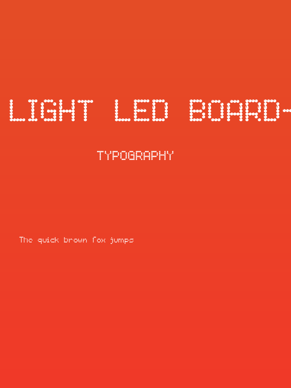 Light LED Board-7 Poster