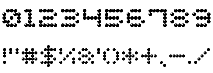 Light LED Display-7 Font OTHER CHARS