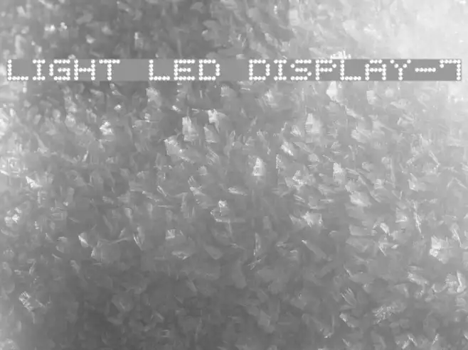 Light LED Display-7 Example 3