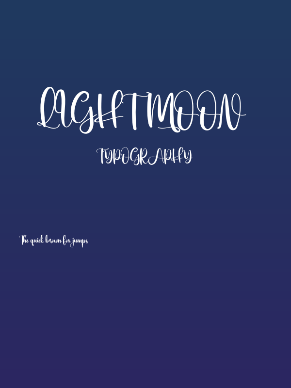 Light Moon Poster