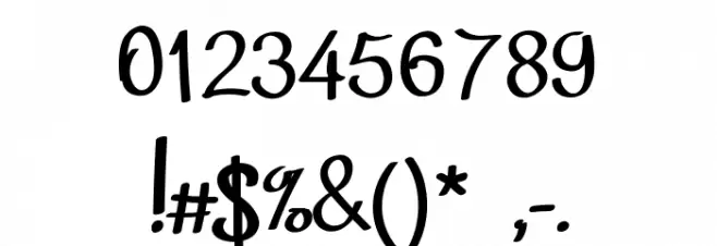 Light Paprica Font OTHER CHARS