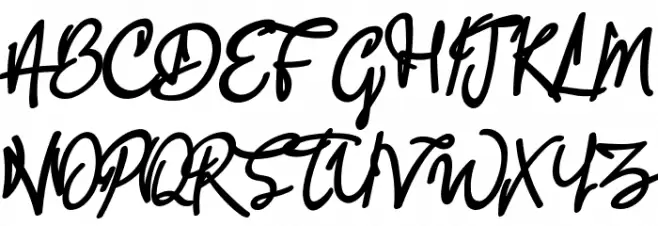 Light Paprica Schriftart Groß