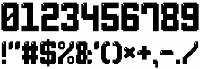 Light Pixel-7 Font OTHER CHARS