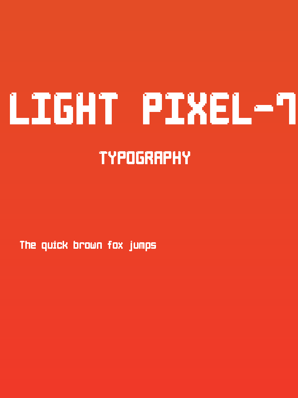 Light Pixel-7 Poster