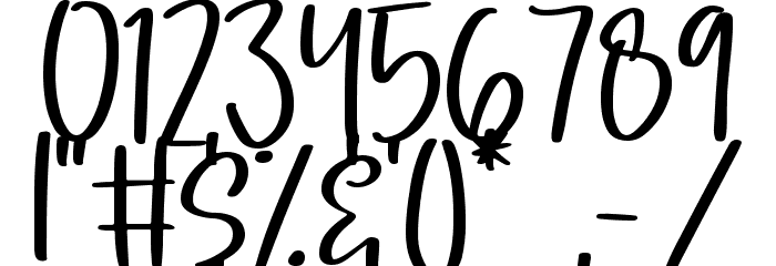 Light Shade Font OTHER CHARS