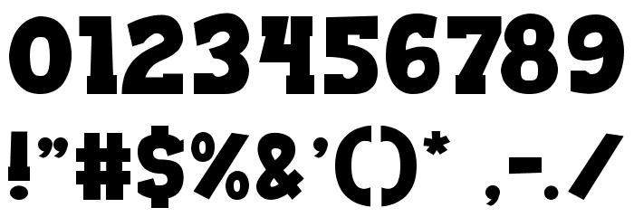 Light-Trail Font OTHER CHARS